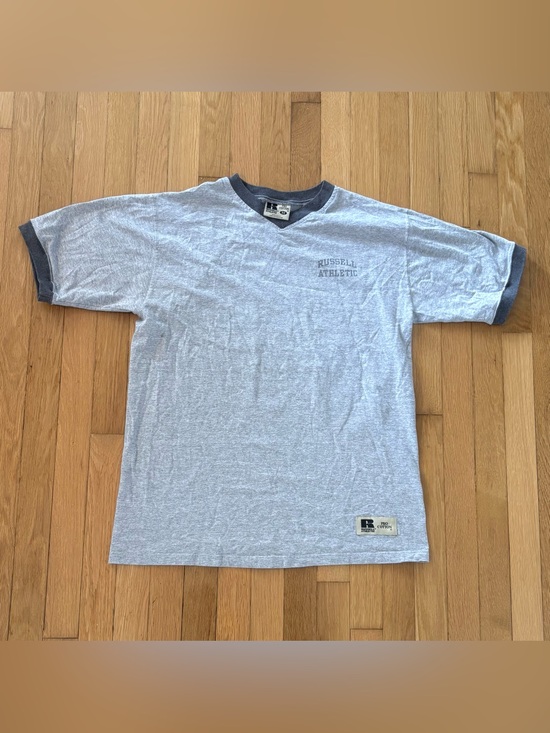 Russell Athletic Other - Vintage 90s Russell Athletic Pro Cotton Shirt V-Neck Ringer Made In USA M